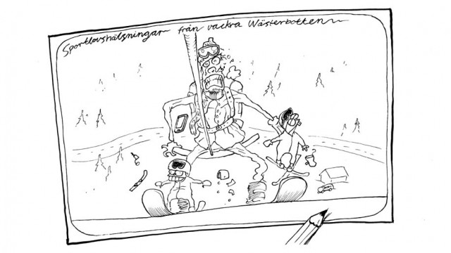 Winter sports holiday in Västerbotten
